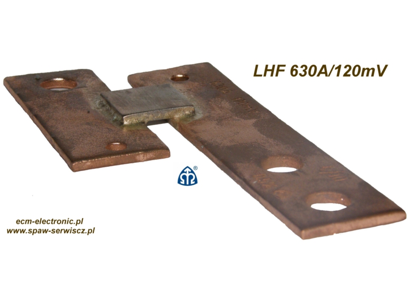 Bocznik pomiarowy prdu staego LHF 630A/120mV/TP-0,5
